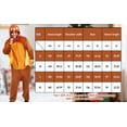 thumbnail image 5 of PJKOBMJ Unisex Adult Onesie Pajamas Animal One Piece Costume Cosplay Sleepwear Long Sleeve Zip Up Hooded Blanket Sleep (Orange S), 5 of 9