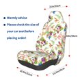 thumbnail image 3 of Wukai Birds And Flowers Full Set Car Seat Covers with Soft Padding Universal Auto Front Seats Protector and Cushion Mat, 3 of 5