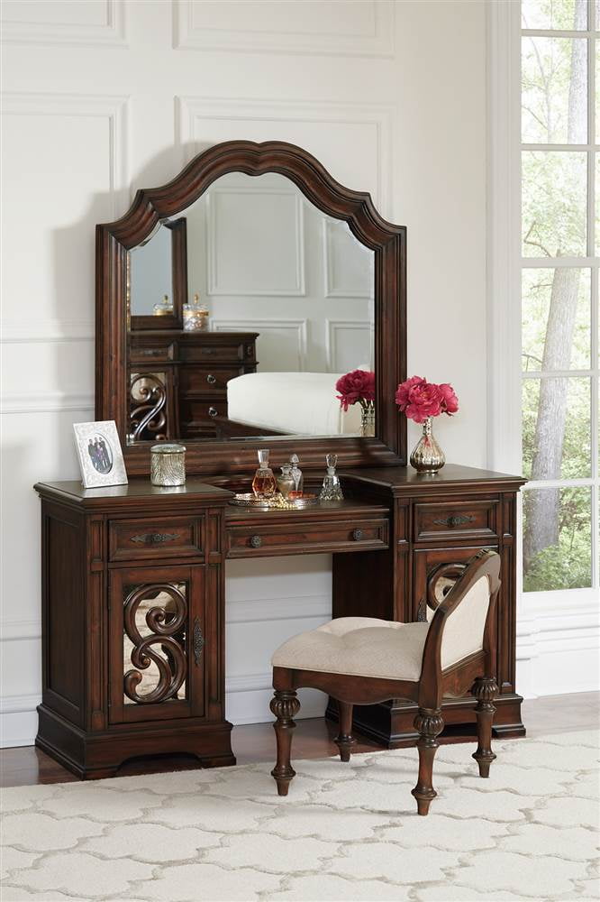 Coaster Company Ilana Vanity Mirror Antique Java Only Dresser Sold Separately