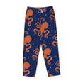 thumbnail image 4 of Fotbe Octopus Women's Pajama Pants,Sleepwear Pants,Pj Bottoms Drawstring And Pockets-Medium, 4 of 9