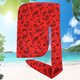 thumbnail image 5 of Pañuelo Impreso para La Cabeza Al Aire Libre Baotou Sombrero Deportivo Transpirable Cola Larga Sombrero Senderismo Chal Forro Interior (rojo Anacardo), 5 of 9