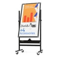 thumbnail image 2 of Tableau Effaçable à Sec Roulant 24 x 48 - Grand Tableau Magnétique Portable avec Support - Style Chevalet Double Face avec Roues - Tableau Blanc Mobile pour Bureau, Salle de Classe et Maison, 2 of 4
