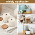 thumbnail image 6 of 4Pack Bamboo Cup Lid with Spoon Hole 3.58 Inch, Wooden Coffee Cup Cover Tea Glass Cup Lid, 6 of 6