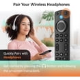 thumbnail image 5 of Voice Remote Replacement for Smart TV Stick 4K Max/4K, Lite, HD & TV Cube, Compatible with Hisense, Toshiba, Insignia, TCL, Pioneer & Omni TV, 5 of 9