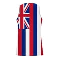 thumbnail image 4 of Njoeus Graphic Tees for Men Big & Tall American State Flag Tank Tops Fitness Muscle Tee Sleeveless Shirts for Men Summer Sports Gym Workout T-Shirts S-4XL (Hawaii), 4 of 4