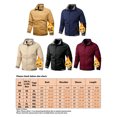 thumbnail image 2 of UKAP Men's Winter Warm Jacket Zip Up Outwear Fleece Lining Coat Casual Fishing Overcoats Dark Blue XS, 2 of 2