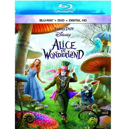 Alice In Wonderland (2010) (Blu-ray + DVD + Digital HD)