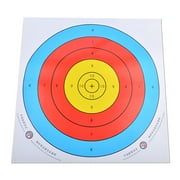40x40cm Coated Paper Target Sheets, 36.7cm Diameter Target Rings, 10 Sheets, Durable Shooting Practice Targets