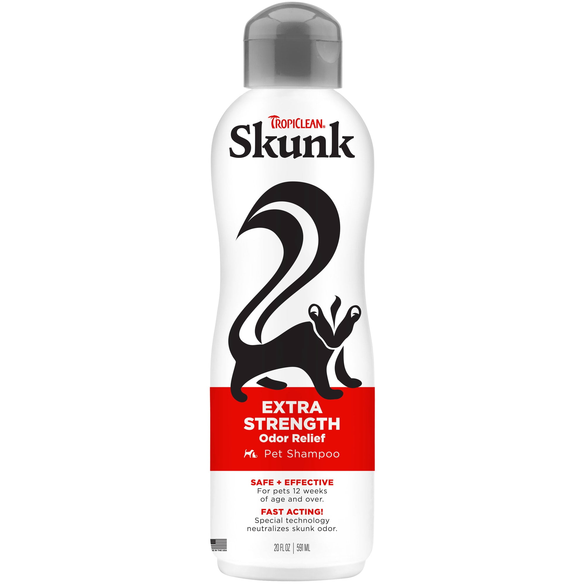 TropiClean Skunk Odor Control Shampoo for Dogs, 20 fl. oz.