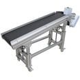 thumbnail image 1 of INTBUYING 59" PVC Belt Electric Conveyor Electric Plane Ramp Conveyor Machine Height Adjustable 110V, 1 of 14