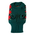 thumbnail image 4 of Petcessory DS1202L2S Green Argyle Turtleneck Dog Sweater - Small, 4 of 4