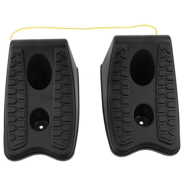 Car Wheel Chocks 2-Pack for Vehicle Safety Parking, Heavy-Duty RV Trailer Anti-Roll Wedge
