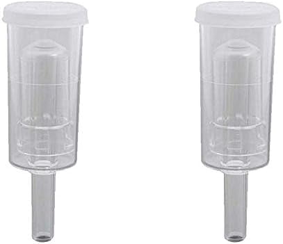 2 Piece Simple Airlock Homebrew Air Lock With Cap Beer Fermentation Wine Making Twin Bubble Grommet Airlocks