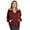 Burgundy, variant on Angelina Women's Sherpa-Lined Hoodie Jacket (1-Pack)