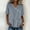 Gray, variant on BUIGTTKLOP Cotton Linen Tops for Women Short Sleeve Shirts Casual V Neck Dressy Blouses Ruffle Hem Summer Tops