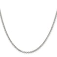 thumbnail image 2 of Auriga Fine Jewelry 925 Sterling Silver 2.5 mm Rolo Chain Necklace for Women 26", 2 of 6