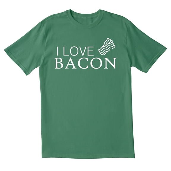 TotallyTorn I Love Bacon Novelty Sarcastic Funny Mens Graphic T Shirts