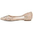 thumbnail image 3 of Journee Womens Batavia Slip On Pointed Toe Ballet Flats, Widths Available, 3 of 10