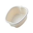 Large Foot Bath Bowl, Thick Solid Foot Basin For Pedicure, Detox And