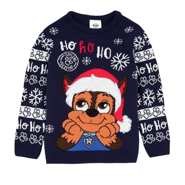 Pat' Patrouille Garçons/filles Chase Chandails de Noël Laids en Tricot