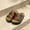 Reddish Brown, variant on Women’s Platform Sandals Comfort Cork Footbed Slide Sandals for Men & Women Chunky Wedge Slides with Double Adjustable Buckles Men’s Open Toe Slip-on Summer Beach Sandals Casual Walking Flat Sandals