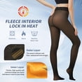 thumbnail image 4 of Mallas X-CHENG con forro polar para mujer, térmicas, cintura alta, invierno, 4 of 7
