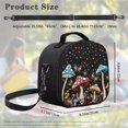 thumbnail image 5 of Jeiento Mushroom Small Crossbody Lunch Bag for Kids Age 4-6 Kindergarten Boys Girls Lunchbox Tote Bag Butterfly School Meal Tote Kit, 5 of 6