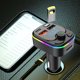 thumbnail image 4 of Herunwer Bluetooth 5.3 Car MP3 Player with FM Transmitter, Triple USB Ports, and Colorful LED Display, 4 of 9