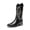 BLACK-NEW, variant on Women's Cowboy Boots Mid Calf Cowgirl Boots Embroidery Stitched Square Toe Western Boots Wide Width