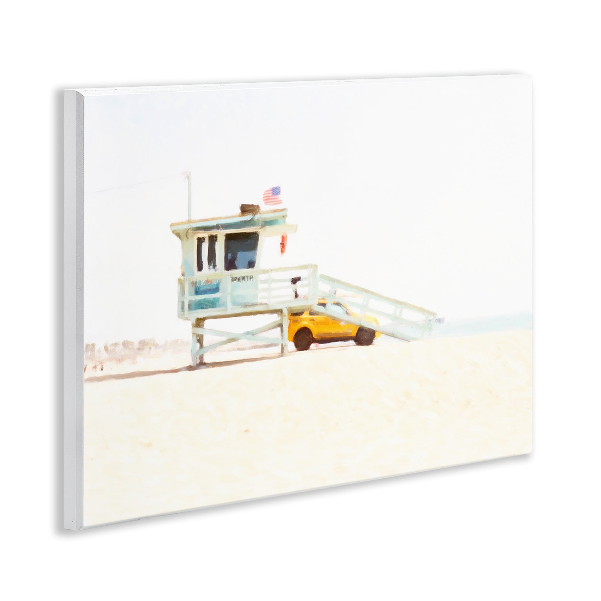 Stupell Industries Soft Light Lifeguard Station Wall Plaque Art, design by Kim Curinga