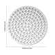 thumbnail image 3 of Malla de distribuidor de café de acero inoxidable | Distribución uniforme de agua para la elaboración de vertidos sobre café | Filtro de malla fina 5cm, 5,3cm, 5,85cm | Accesorio duradero y fácil de, 3 of 6