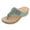 Green, variant on Samickarr Summer Sandals For Women Slippers Indoor And Outdoor Wide Women Summer Slip-On Wedges Beach Open Toe Breathable Sandals Embroidery Shoes