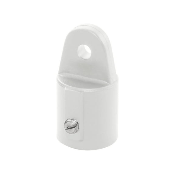 Whitecap 3416WP Nylon 3/4" Inside Eye Top Fitting with Set Screw - White, Pair