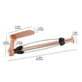thumbnail image 2 of Paper Towel Holder, Easy Tear Wall Mount Under Cabinet , Aluminum Alloy Paper Roll Holder Adhesive or Screw, 2 of 5