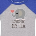 thumbnail image 4 of Inktastic Tia Loves Me Baby Elephant Boys or Girls Baby Bodysuit, 4 of 5