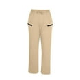 thumbnail image 6 of Women's Plus Size Solid Color Athletic Pants with Elastic Waist, Drawstring, and Side Pockets, 6 of 6