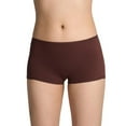 thumbnail image 2 of Posijego Women's Mid Rise Boyshorts Boxer Shorts Solid Color Soft Not Show Elastic Comfortable Underwear for Ladies, 2 of 3