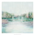 thumbnail image 2 of Stellar Design Studio 26x26 White Modern Wood Framed Museum Art Print Titled - Distant Pond I, 2 of 4
