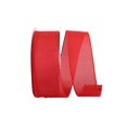 thumbnail image 2 of Reliant Ribbon 92573W-065-40K Everyday Linen Value Wired Edge Ribbon - Red - 2.5 in. x 50 yards, 2 of 3