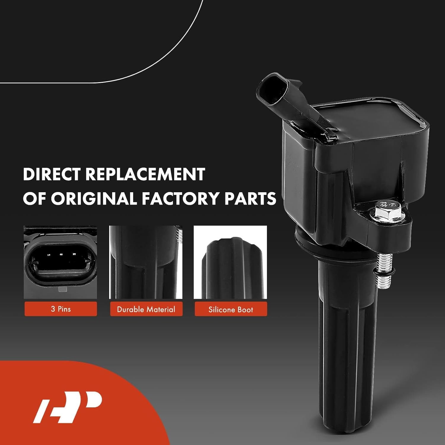 A-Premium Ignition Coils and Spark Plugs Kits Compatible with Chevrolet Colorado 2007-2012 & GMC Canyon 2007-2012, 2.9L, Replaces# 8125965470, LTR5GP 4-PC Set