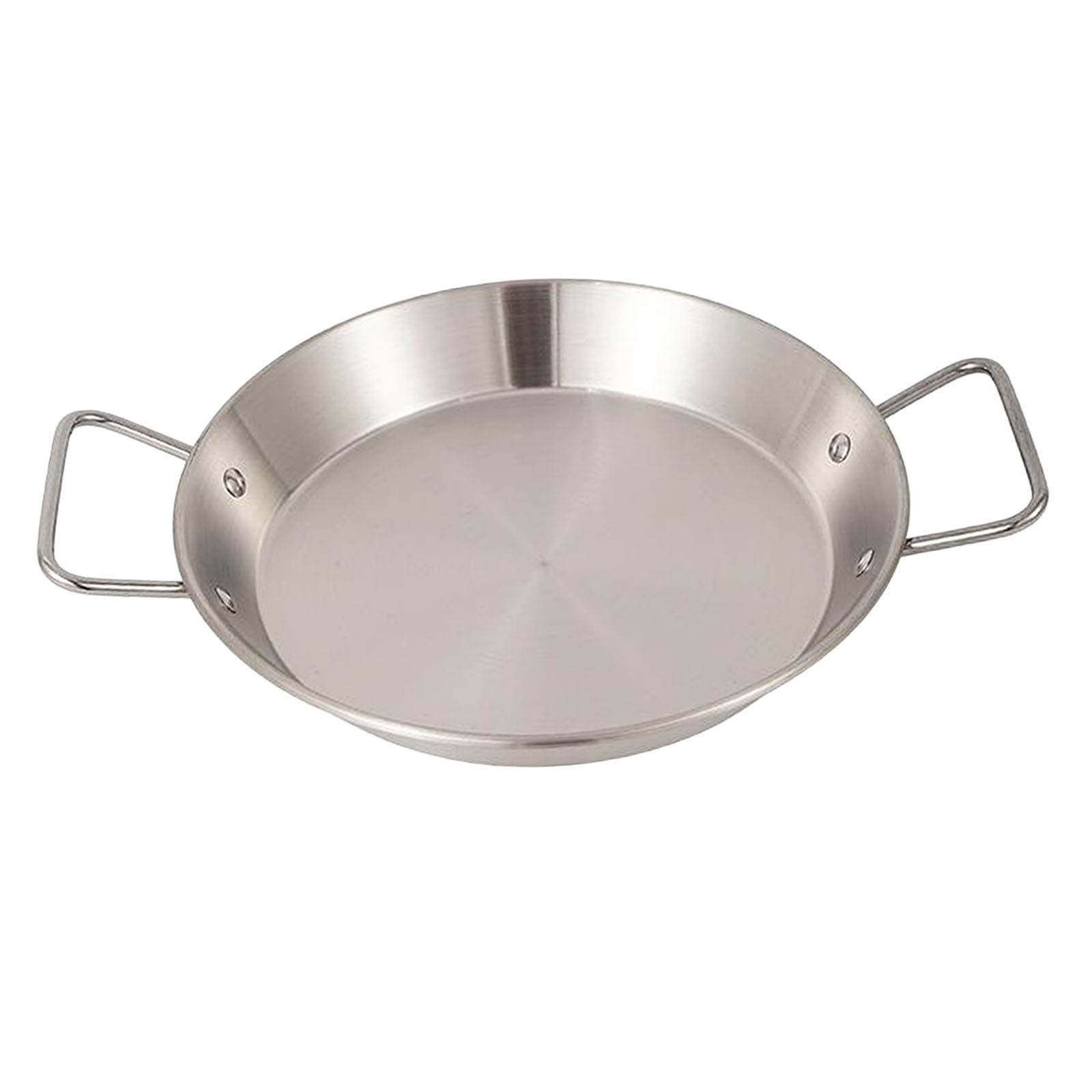 Round Roasting Pan with Basting Grill Stainless Steel 24cm Frying Pan