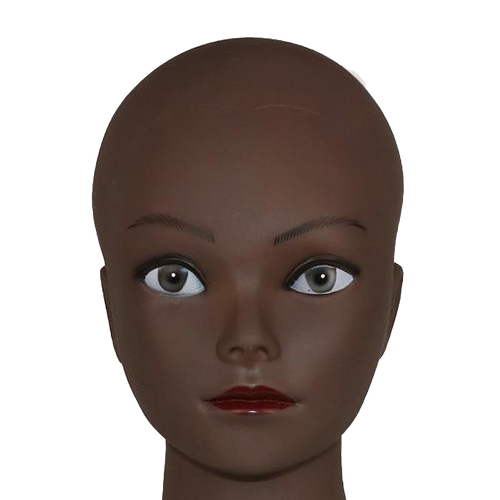Female head model mannequin doll display Black Makeup