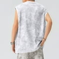thumbnail image 7 of Tie-Dye Tank Tops for Men M-5X Plus Size Big & Tall Cap Sleeve T Shirts Pullover Crewneck Casual Breathable Vintage Going-Out Workout Vets, 7 of 7