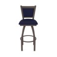 thumbnail image 5 of 870 Hadleigh 36" Swivel Bar Stool with Bronze Finish and Canter Twilight Seat and Back, 5 of 5