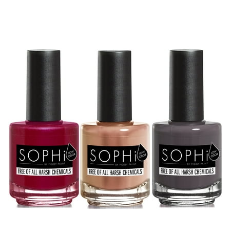 SOPHi Featured Attraction, Skinny Dip + Chips, Out of the Cellar Nail Polish Gift Set, 3 ct, 0.5 fl (Best Store Bought Chip Dip)