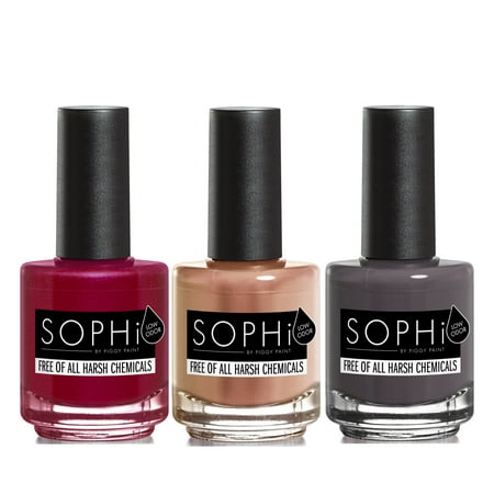 Dip Dip Set Set SOPHi Featured Attraction, Skinny Dip + Chips, Out of the Cellar Nail Polish Gift Set, 3 ct, 0.5 fl oz ()