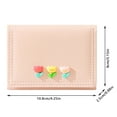 thumbnail image 2 of Women Wallet Fashionable New Pattern Flower Decoration Fresh And Practical Buckle Strap Card Wallet Wallets for Teens, 2 of 3