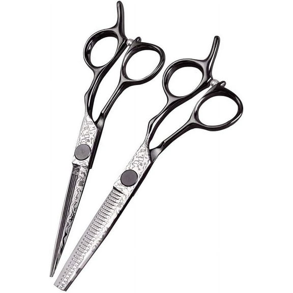 High End Hair  Professional Hair Cutting  Thinning Shears Kit 6" Premium Barber Supplies/Accessories Japanese VG-1 SS Steel Barber  Tijeras de Peluqueria Profesional