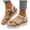Gold, variant on Dakaela Espadrille Dressy Wedge Sandals Womens Platform Casual Summer Comfortable High Heeled Wedges with Adjustable Buckle Blue 6