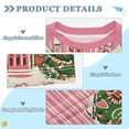 thumbnail image 2 of FORMRS Boys Rash Guard Short Sleeves Swim Shirt Quick Dry UPF 50+ Sun Protection, Sizes 3-12T, Pink Christmas House, 2 of 6